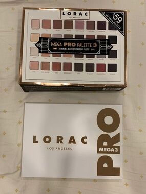 NEW Lorac Mega Pro 3 eyeshadow palette